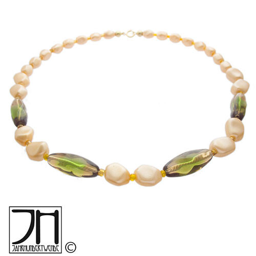Modeschmuck glas halskette - modeschmuck,