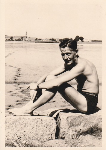 Vintage foto hübscher - hübscher, mann