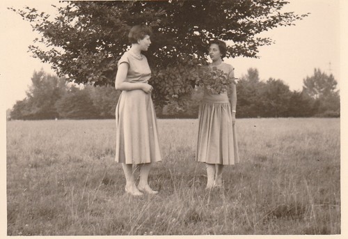 Vintage foto hübsche frauen - vintage,