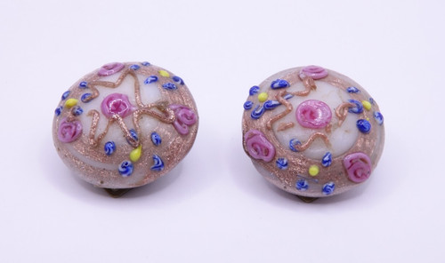 Vintage ohrclips murano glas - ohrclips,