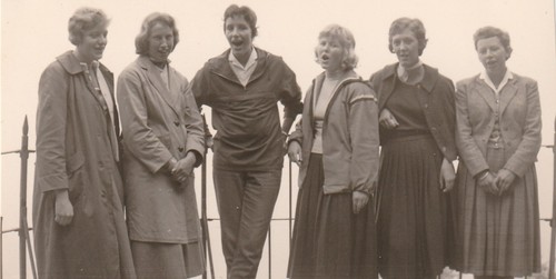 Vintage foto schöne frauen - frauen, in