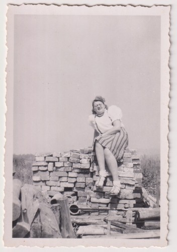 Vintage foto junge - foto, frau