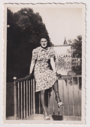Vintage foto schöne frau - vintage,