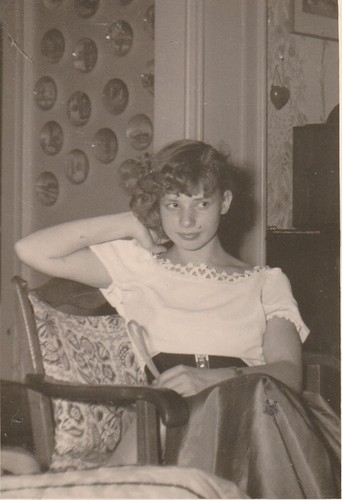 Vintage foto schönes mädchen - vintage,