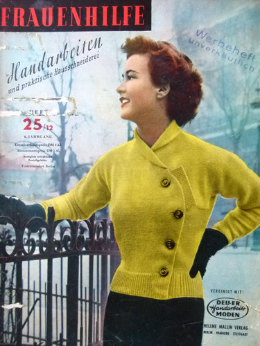 Altes modeheft der 50er jahre - altes,