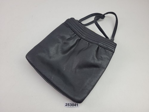 Handtasche mewa leder schwarz - handtasche,