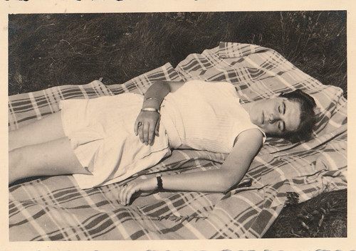 Vintage foto schöne frau - foto, im